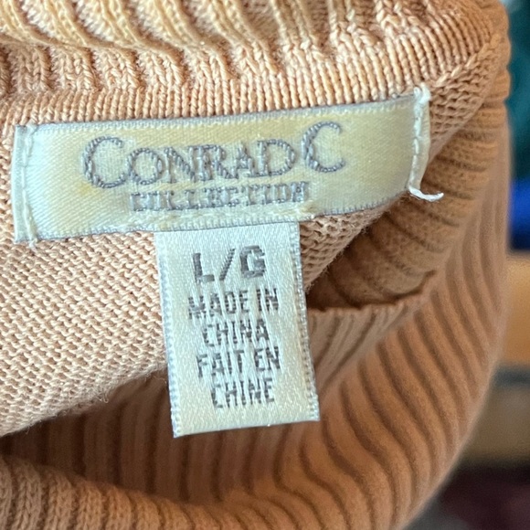 Conrad C Collection Cotton Turtleneck Sweater size large - Picture 8 of 9